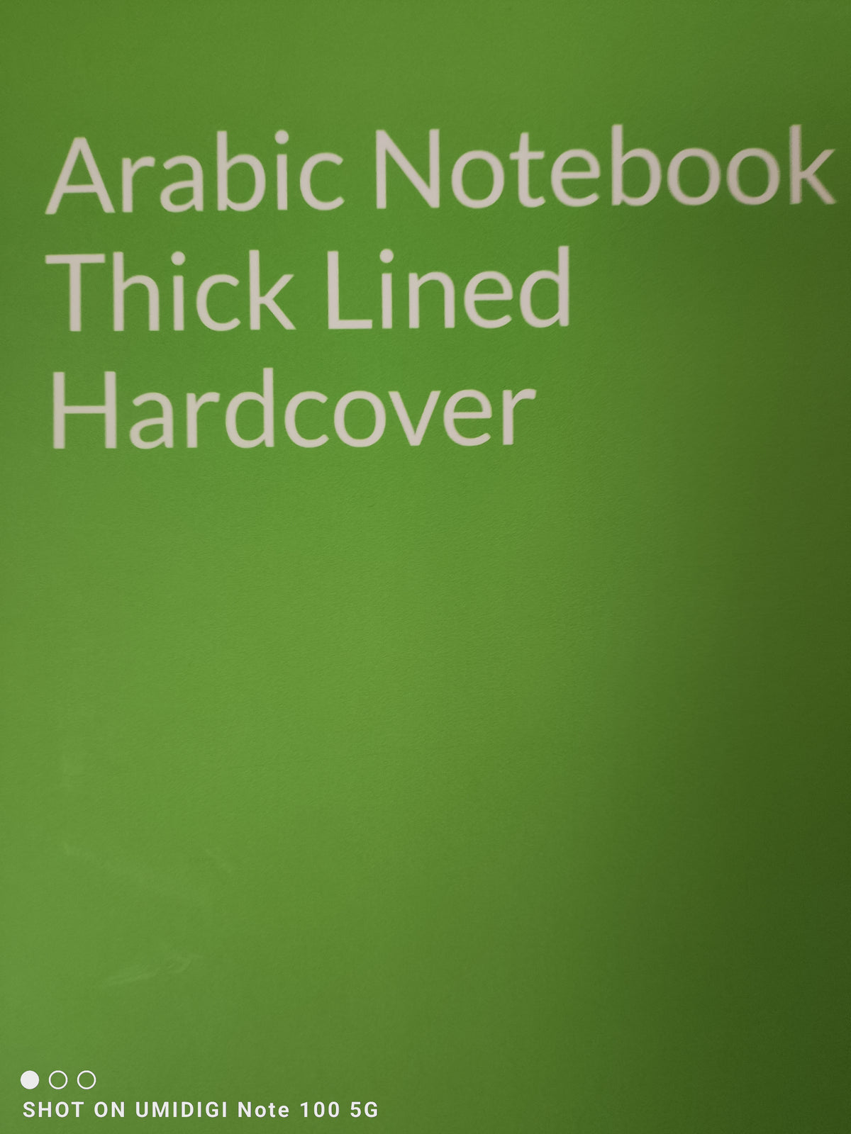 Premium Hardcover Arabic Notebook